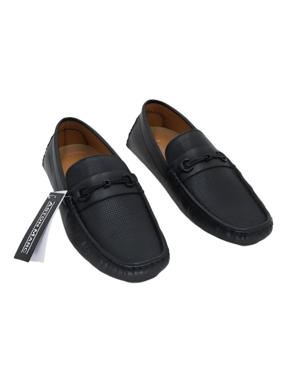 Aston Marc Drive Men's Loafers Black Size 9.5M